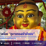 หนุ่มพิษณุโลกดวงเฮง แก้บน “กุมารทองเจ้าสัวเฮง” หลังรับโชค 8 หมื่น ไม่พลาดจับปิงปองได้เลข 111