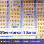 คอหวยแชร์วิธีวิเคราะห์เลขงวด 16 สิงหาคม 2569 ผสานแนวสำนักกับสถิติ ก่อนคัดเลขน่าสนใจ