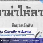 อาม่ามาให้โชค! เปิดเลขเด็ดงวด 16 สิงหาคม 2569 ส่องชุด 2 ตัว-3 ตัว เน้น 2 กับ 8
