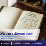 เลขเด็ดกำลังวัน งวด 1 กันยายน 2569 เปิดแนวทางเลข 2-4-8 พร้อมชุด 2 ตัว 3 ตัว