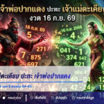 เลขเด็ดเจ้าแม่ตะเคียน ปะทะ เจ้าพ่อปากแดง งวด 16 กันยายน 2569 เลข 5 ชนเด่น 54-45