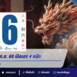 ปฏิทินจีน 16 ก.ย. 69 เปิดเลข 4 หลัก ตีได้ 2 ทาง 8216-8276