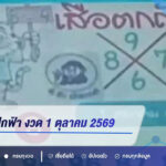 เสือตกถัง ปกฟ้า งวด 1 ตุลาคม 2569 เปิดเลขเด่น 8 รอง 9