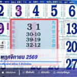 ปฏิทินจีน 1 พฤศจิกายน 2569 เปิดเลขกลางปฏิทิน เลขพญานาค พร้อม 3 สำนักย่อย
