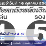 เสือตกถังพลังเงินดี 16 ต.ค. 69 เปิดเลขเด่น 1-5 ชุด 510-513